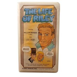 The Life Of Riley 6 Cassette Set 9 Hours OldTime Radio Factory Sealed NEW #Cass2